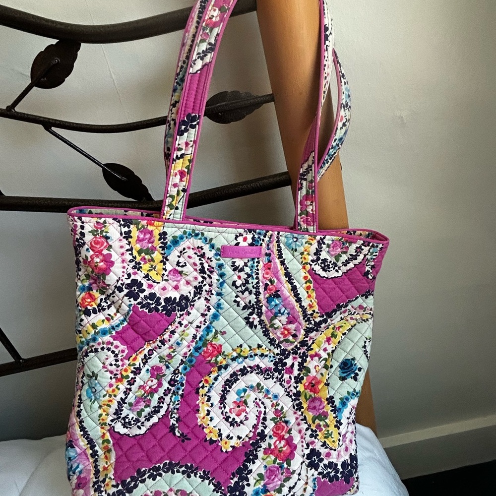 Vera Bradley Multicolor Floral Quilted Tote - Picture 6 of 6